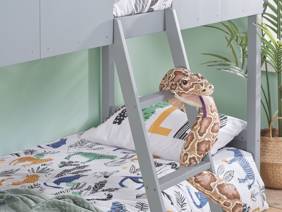 Land Of Beds Jungle Grey Wooden Bunk Bed4