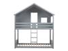 Land Of Beds Jungle Grey Wooden Bunk Bed9