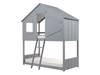 Land Of Beds Jungle Grey Wooden Bunk Bed6