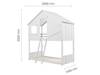 Land Of Beds Jungle White Wooden Bunk Bed9