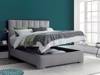 Land Of Beds Carter Marbella Grey Fabric Ottoman Bed3