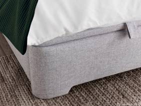 Land Of Beds Harding Marbella Grey Fabric Ottoman Bed4