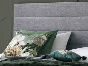 Land Of Beds Harding Marbella Grey Fabric Ottoman Bed2