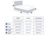 Land Of Beds Harding Marbella Grey Fabric Super King Size Ottoman Bed5