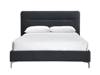 Land Of Beds Marbella Charcoal Fabric Bed Frame5