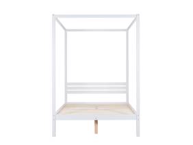 Land Of Beds Ascot White Wooden Bed Frame6