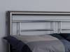 Land Of Beds Blackley Silver Metal Bed Frame4