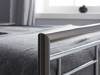 Land Of Beds Blackley Silver Metal Bed Frame5