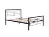 Land Of Beds Blackley Silver Metal Bed Frame6