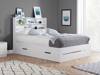 Land Of Beds Lucca White Wooden Bed Frame1
