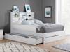 Land Of Beds Lucca White Wooden Bed Frame2