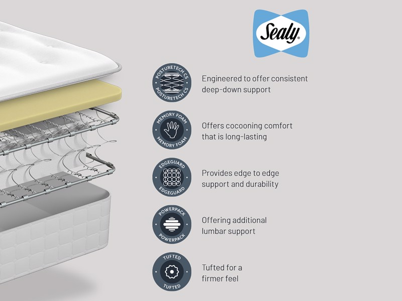 Sealy Dreamworld Ortho Plus Memory Mattress5