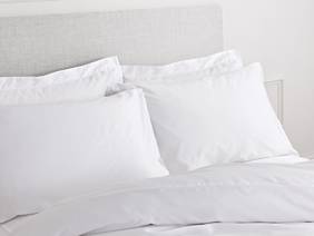 Bianca Fine Linens Cotton Sateen White Duvet Cover Set2
