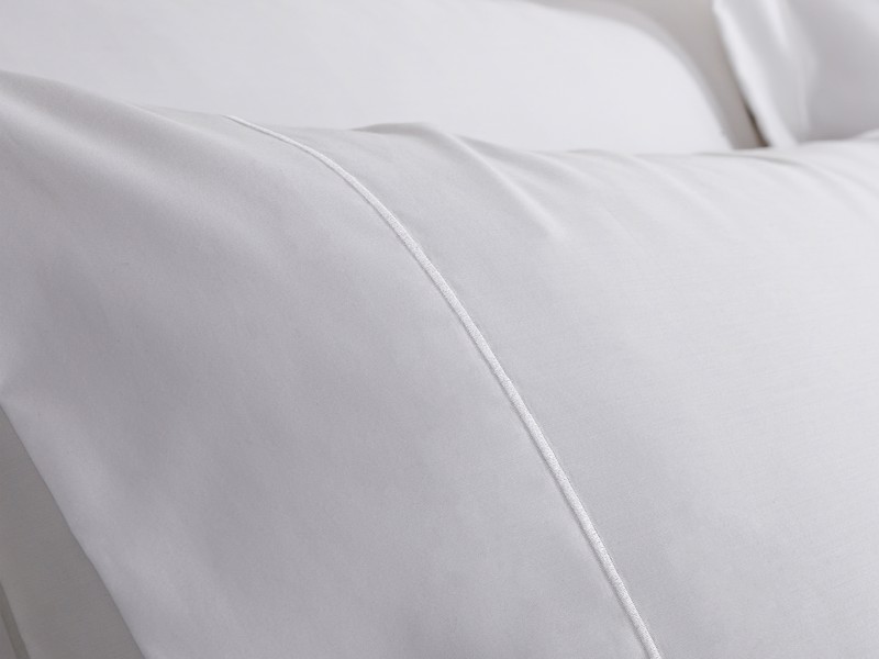 Bianca Fine Linens Luxury Cotton Sateen White Duvet Cover Set2