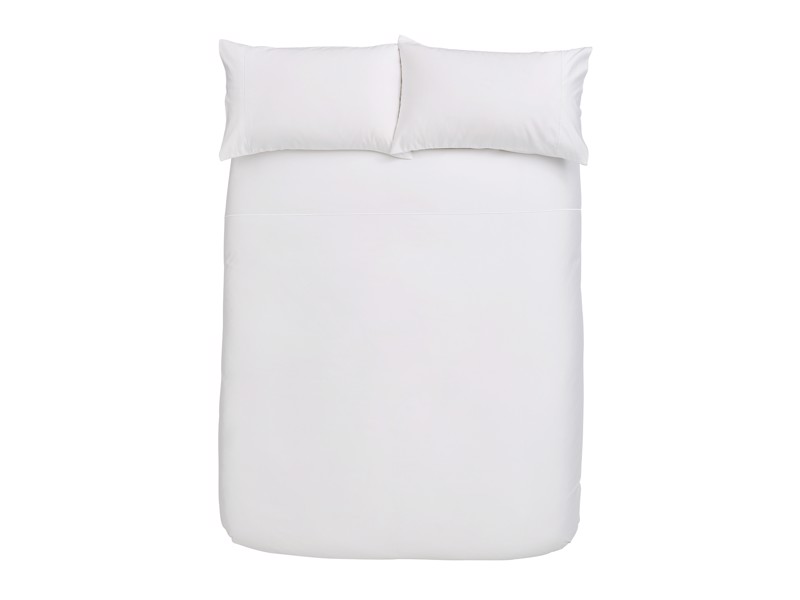 Bianca Fine Linens Luxury Cotton Sateen White Duvet Cover Set3