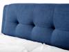 Land Of Beds Selena Blue Fabric Bed Frame4