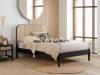 Land Of Beds Cannes Black Wooden Double Bed Frame1