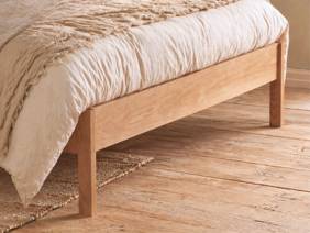 Land Of Beds Cannes Oak Wooden Bed Frame5