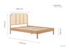 Land Of Beds Cannes Oak Wooden Double Bed Frame10