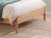 Land Of Beds Cannes Oak Wooden Double Bed Frame4