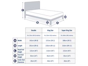 Land Of Beds Cannes Oak Wooden Bed Frame10