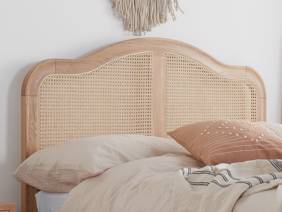 Land Of Beds Paris Oak Wooden Double Bed Frame3