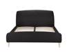 Land Of Beds Teddy Charcoal Fabric Bed Frame4