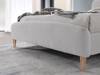 Land Of Beds Teddy Dove Grey Fabric Bed Frame2