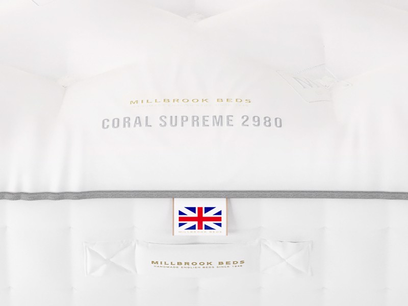 Millbrook Coral Supreme 2 Drawer Double Divan Bed3