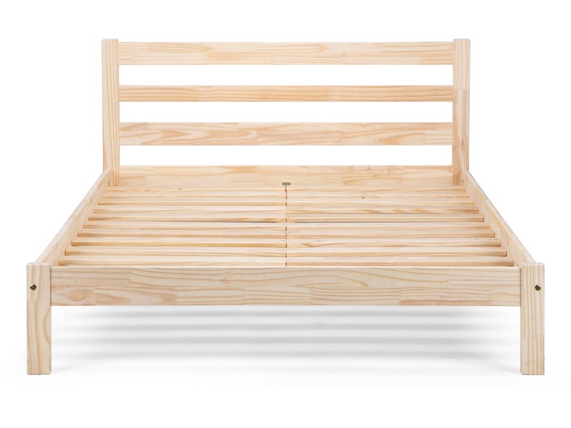 Land Of Beds Roxana Pine Wooden Single Bed Frame3