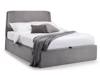 Land Of Beds Estelle Grey Fabric Ottoman Bed2