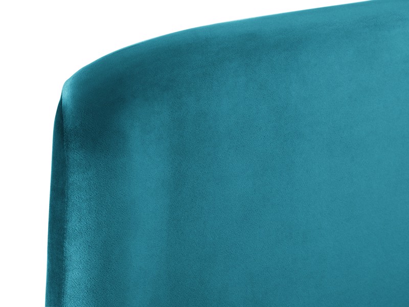 Land Of Beds Esther Teal Fabric King Size Ottoman Bed5