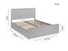 Land Of Beds Astra Grey Wooden Ottoman Bed4