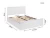 Land Of Beds Elara White Wooden Ottoman Bed4