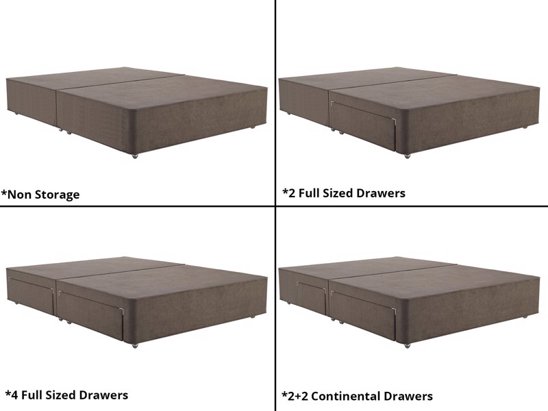 Hypnos Ortho Bronze King Size Divan Bed4