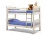 Land Of Beds Leyton Stone White Wooden Bunk Bed2