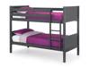 Land Of Beds Acer Dark Grey Wooden Bunk Bed2