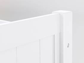 Land Of Beds Acer White Wooden Bunk Bed4