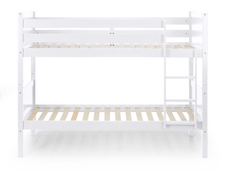 Land Of Beds Acer White Wooden Bunk Bed4