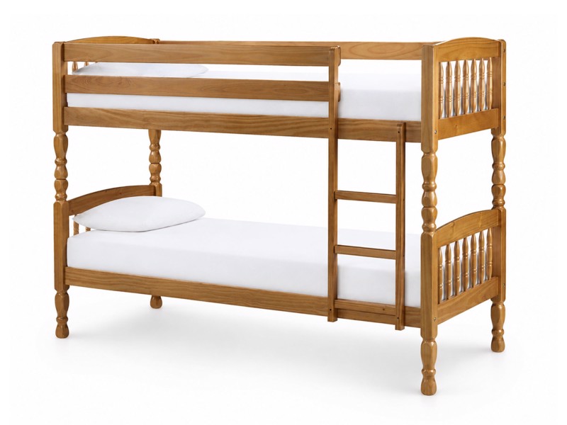 Land Of Beds Croxley Pine Wooden Bunk Bed2