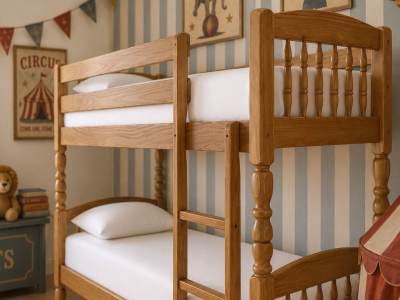 Land Of Beds Croxley Pine Wooden Bunk Bed3