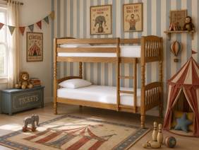 Land Of Beds Croxley Pine Wooden Bunk Bed1