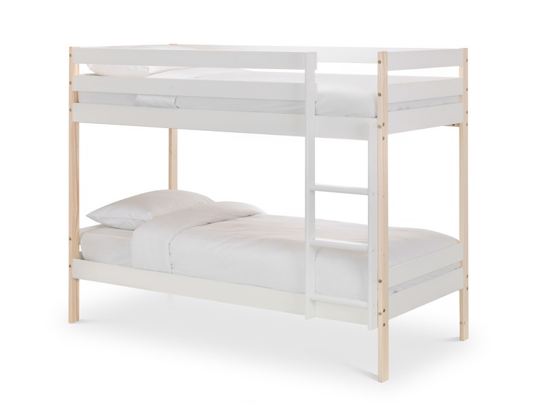 Land Of Beds Balham White Wooden Bunk Bed5