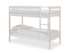 Land Of Beds Balham White Wooden Bunk Bed4