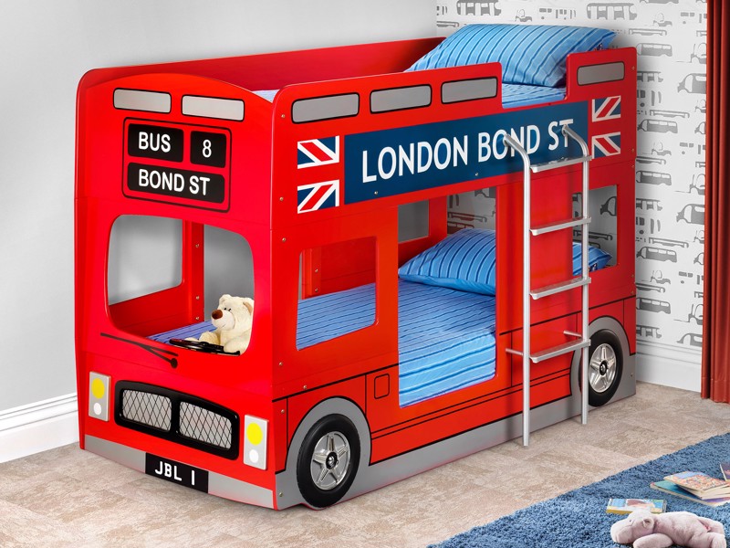 Land Of Beds Bond Street Red Wooden Childrens Bed1