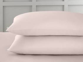 Bianca Fine Linens Cotton Sateen Blush Pillowcases3