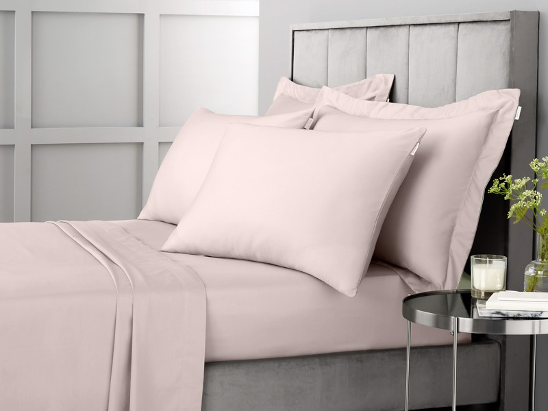 Bianca Fine Linens Cotton Sateen Blush Pillowcases1