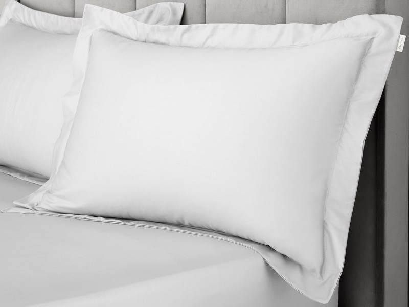 Bianca Fine Linens Cotton Sateen Dove Grey Pillowcases3