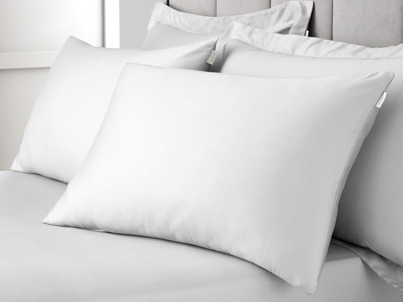 Bianca Fine Linens Cotton Sateen Dove Grey Pillowcases7