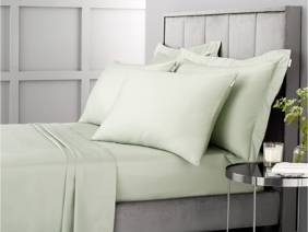 Bianca Fine Linens 400TC Cotton Sateen Green Pillowcases1
